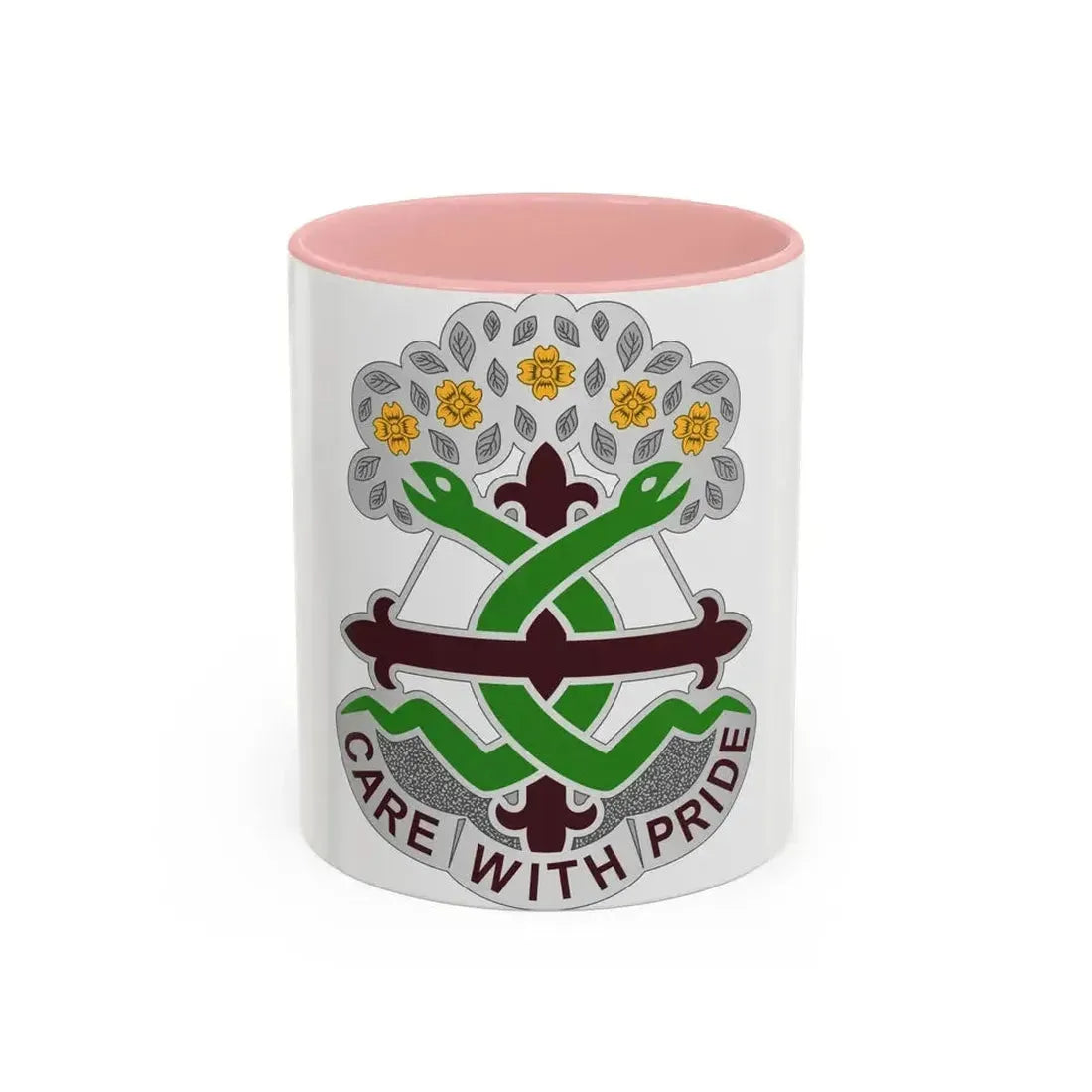Dental Health Activity Fort Leonard Wood (U.S. Army) Accent Coffee Mug 11oz Pink - Go Mug Yourself