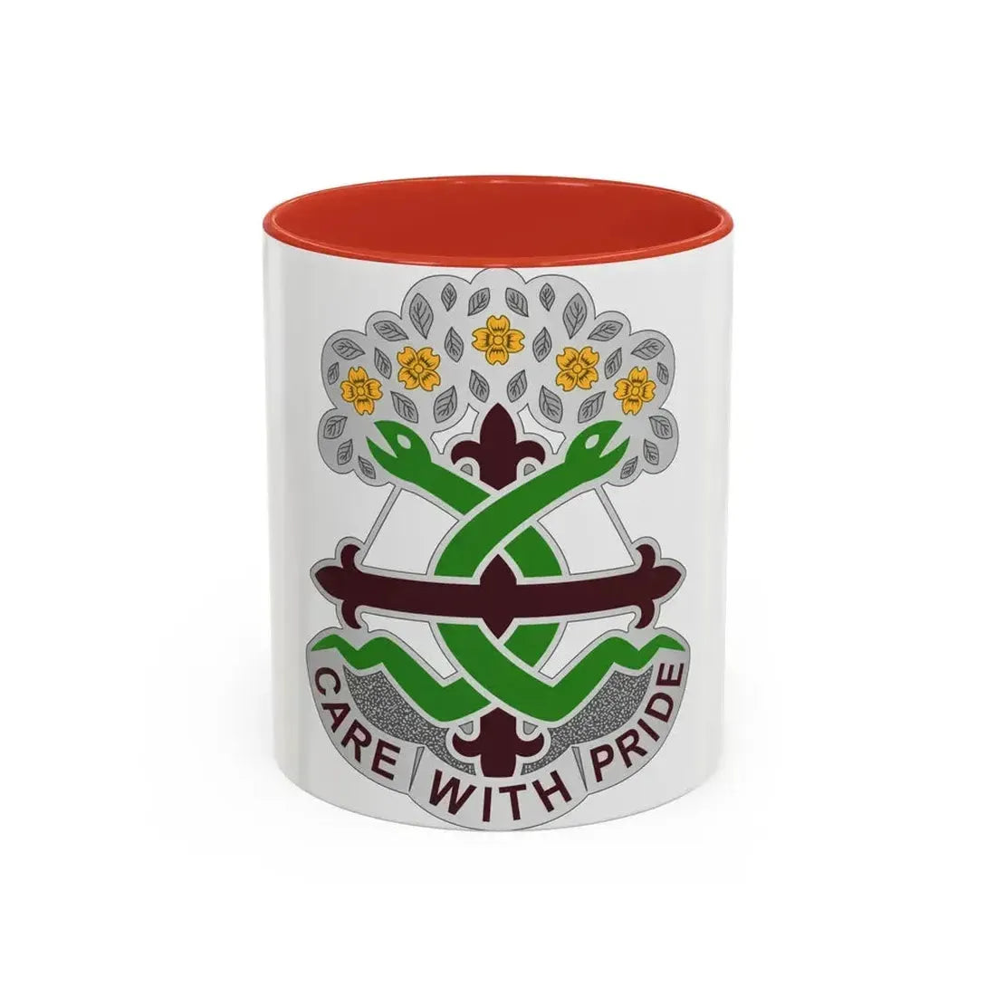 Dental Health Activity Fort Leonard Wood (U.S. Army) Accent Coffee Mug 11oz Red - Go Mug Yourself