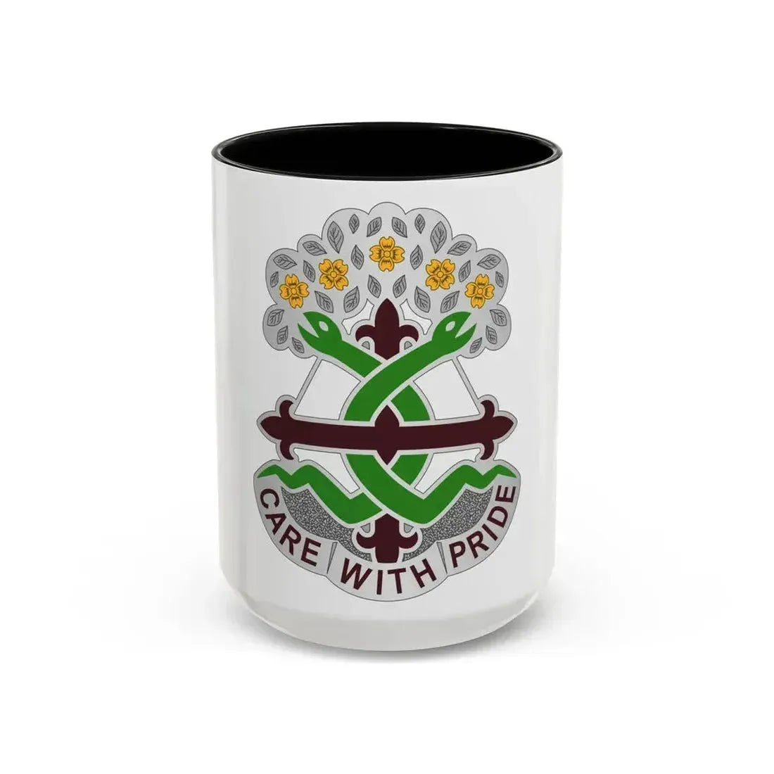 Dental Health Activity Fort Leonard Wood (U.S. Army) Accent Coffee Mug 15oz Black - Go Mug Yourself