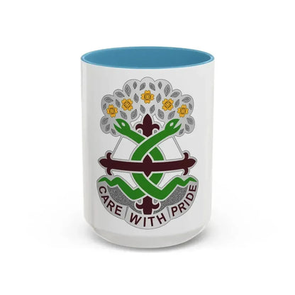 Dental Health Activity Fort Leonard Wood (U.S. Army) Accent Coffee Mug 15oz Light Blue - Go Mug Yourself