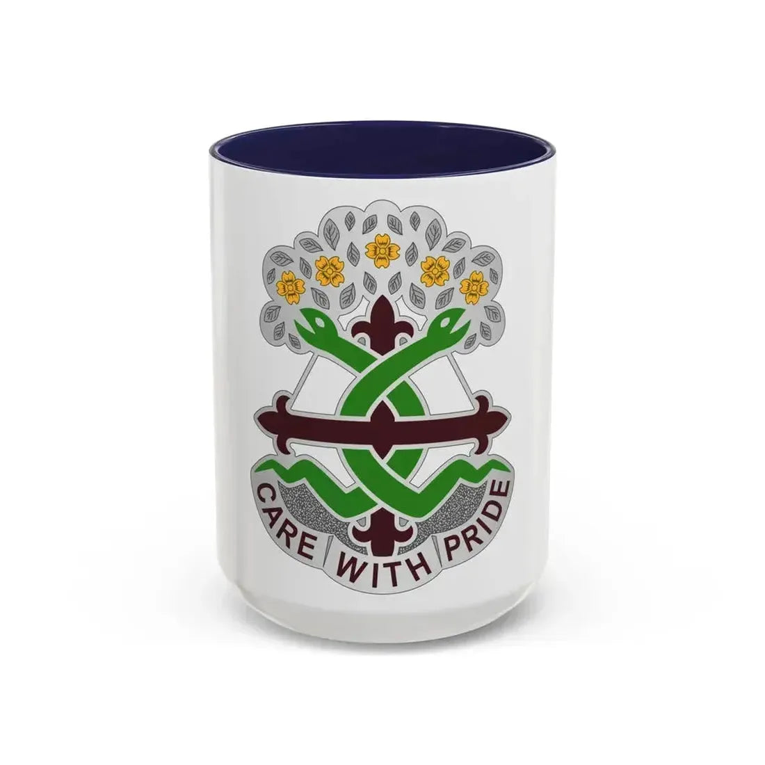 Dental Health Activity Fort Leonard Wood (U.S. Army) Accent Coffee Mug 15oz Navy - Go Mug Yourself