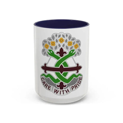 Dental Health Activity Fort Leonard Wood (U.S. Army) Accent Coffee Mug 15oz Navy - Go Mug Yourself