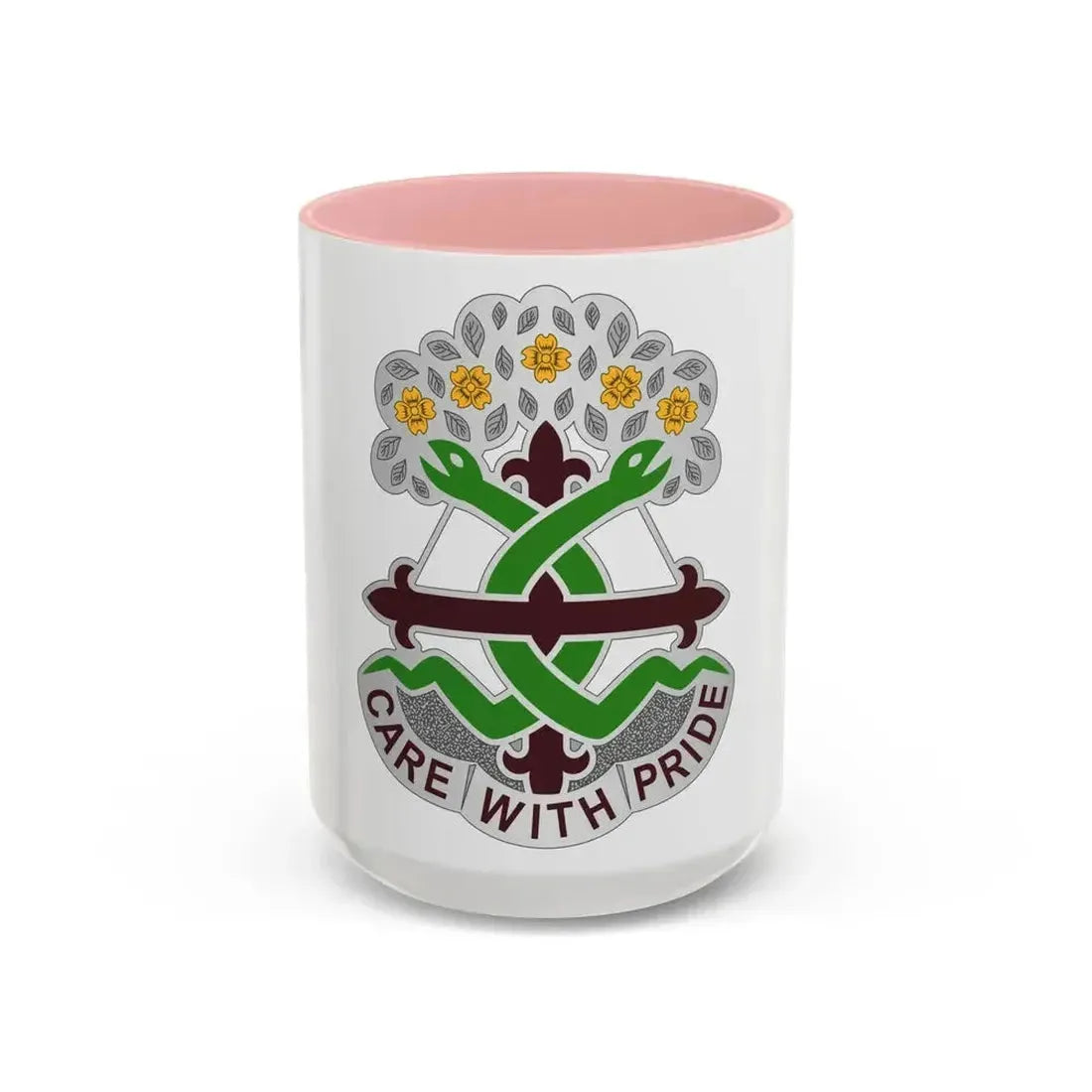 Dental Health Activity Fort Leonard Wood (U.S. Army) Accent Coffee Mug 15oz Pink - Go Mug Yourself