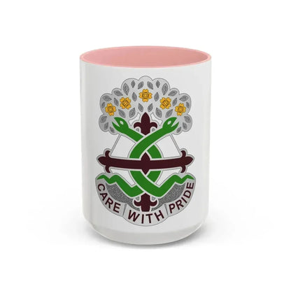 Dental Health Activity Fort Leonard Wood (U.S. Army) Accent Coffee Mug 15oz Pink - Go Mug Yourself