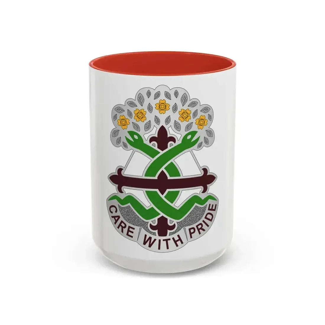 Dental Health Activity Fort Leonard Wood (U.S. Army) Accent Coffee Mug 15oz Red - Go Mug Yourself