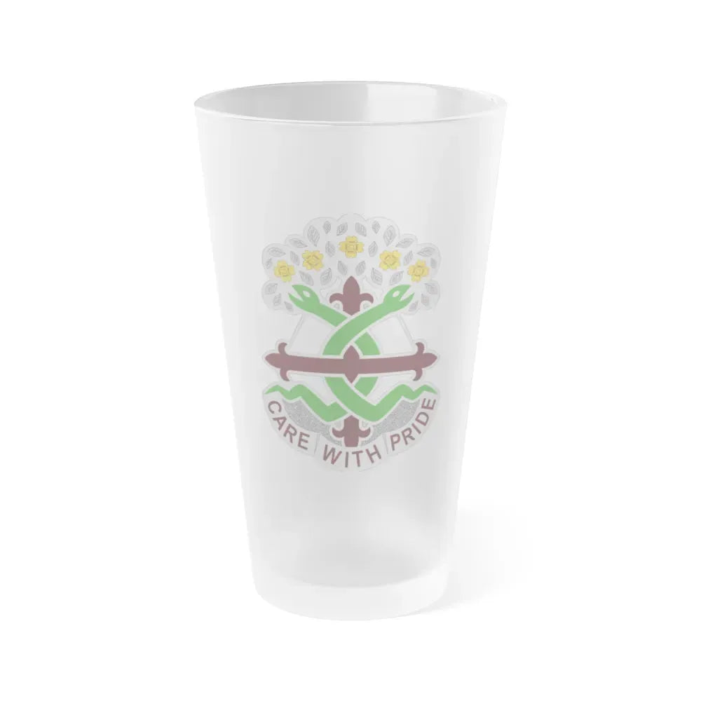 Dental Health Activity Fort Leonard Wood (U.S. Army) Frosted Pint Glass 16oz Default Title - Go Mug Yourself