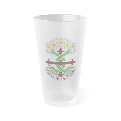 Dental Health Activity Fort Leonard Wood (U.S. Army) Frosted Pint Glass 16oz Default Title - Go Mug Yourself