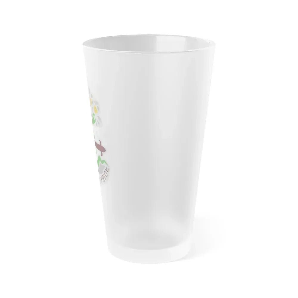 Dental Health Activity Fort Leonard Wood (U.S. Army) Frosted Pint Glass 16oz - Go Mug Yourself