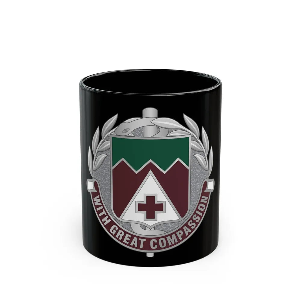 Dental Health Activity Fort Lewis (U.S. Army) Black Coffee Mug-11oz-Go Mug Yourself