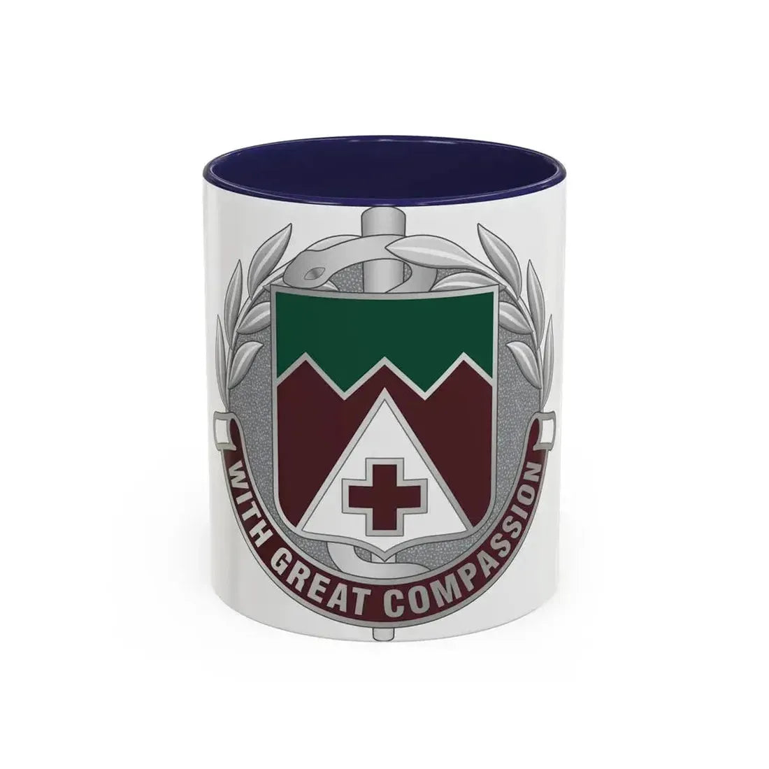 Dental Health Activity Fort Lewis (U.S. Army) Accent Coffee Mug 11oz Navy - Go Mug Yourself