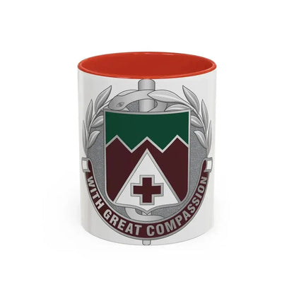 Dental Health Activity Fort Lewis (U.S. Army) Accent Coffee Mug 11oz Red - Go Mug Yourself