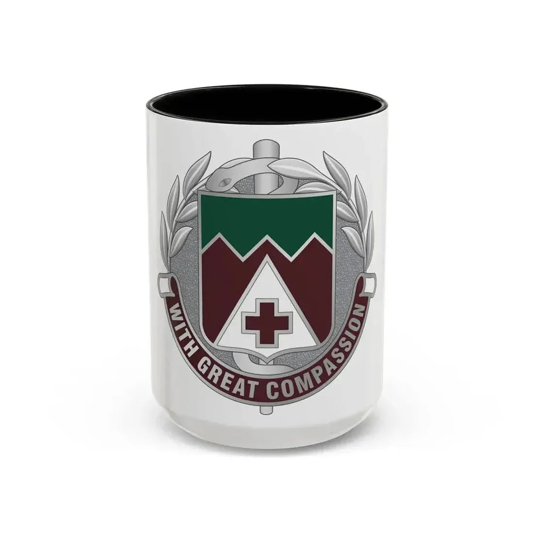 Dental Health Activity Fort Lewis (U.S. Army) Accent Coffee Mug 15oz Black - Go Mug Yourself