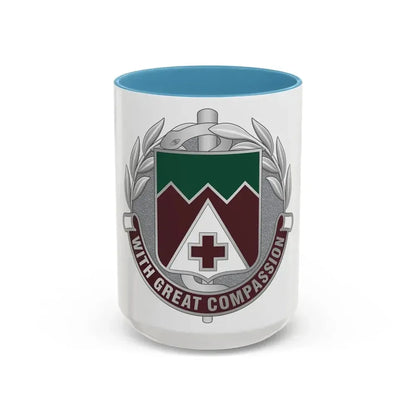 Dental Health Activity Fort Lewis (U.S. Army) Accent Coffee Mug 15oz Light Blue - Go Mug Yourself