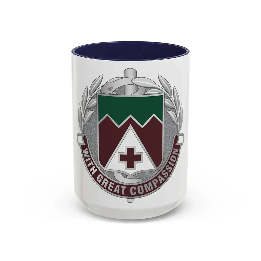 Dental Health Activity Fort Lewis (U.S. Army) Accent Coffee Mug 15oz Navy - Go Mug Yourself