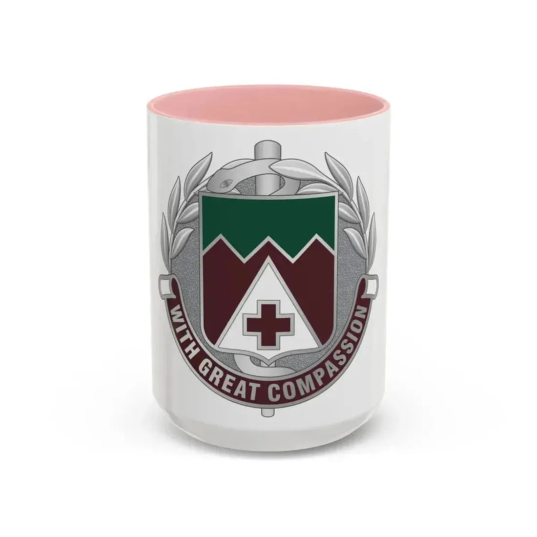 Dental Health Activity Fort Lewis (U.S. Army) Accent Coffee Mug 15oz Pink - Go Mug Yourself