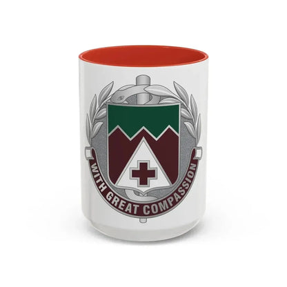 Dental Health Activity Fort Lewis (U.S. Army) Accent Coffee Mug 15oz Red - Go Mug Yourself
