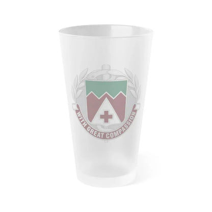 Dental Health Activity Fort Lewis (U.S. Army) Frosted Pint Glass 16oz Default Title - Go Mug Yourself