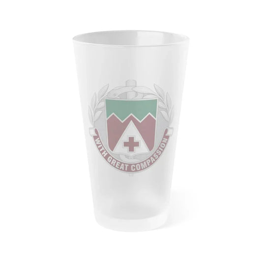 Dental Health Activity Fort Lewis (U.S. Army) Frosted Pint Glass 16oz Default Title - Go Mug Yourself
