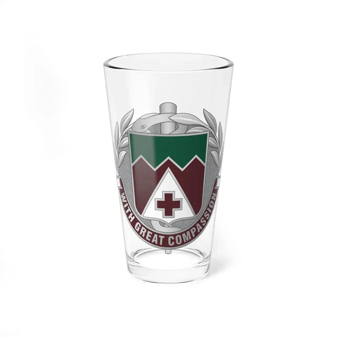 Dental Health Activity Fort Lewis (U.S. Army) Pint Glass 16oz 16oz - Go Mug Yourself