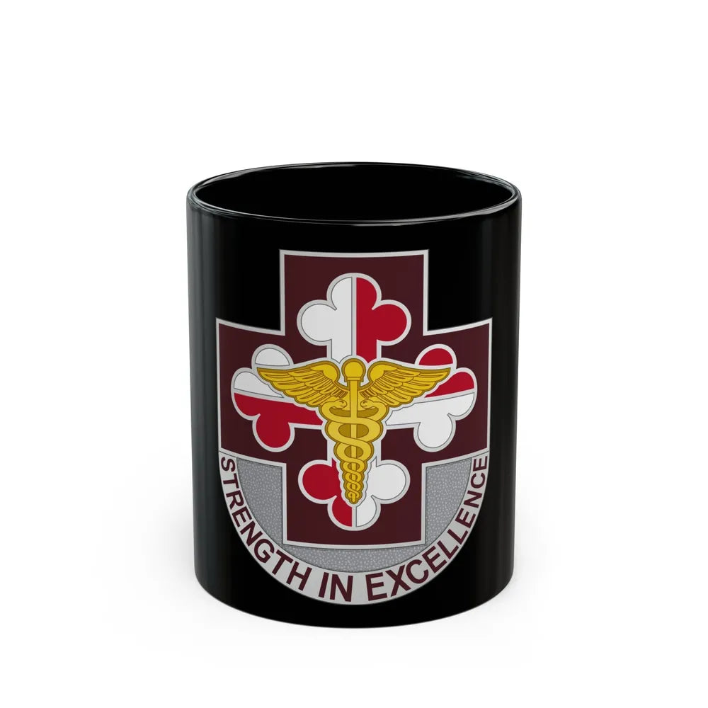 Dental Health Activity Fort Meade (U.S. Army) Black Coffee Mug-11oz-Go Mug Yourself