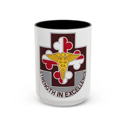 Dental Health Activity Fort Meade (U.S. Army) Accent Coffee Mug 15oz Black - Go Mug Yourself