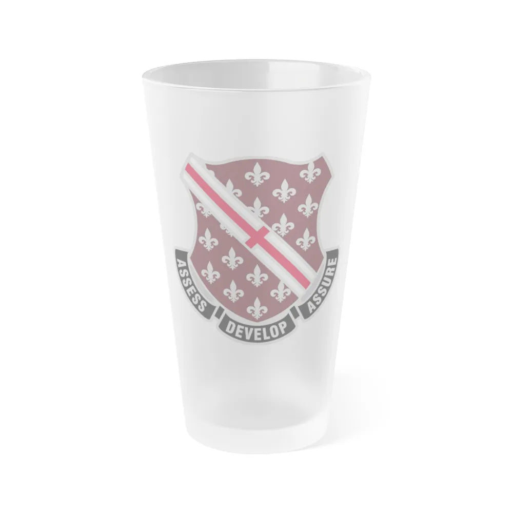 Dental Health Activity Fort Polk (U.S. Army) Frosted Pint Glass 16oz-Go Mug Yourself