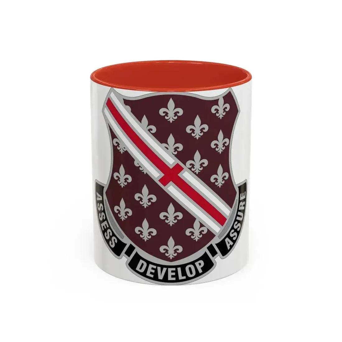 Dental Health Activity Fort Polk (U.S. Army) Accent Coffee Mug 11oz Red - Go Mug Yourself