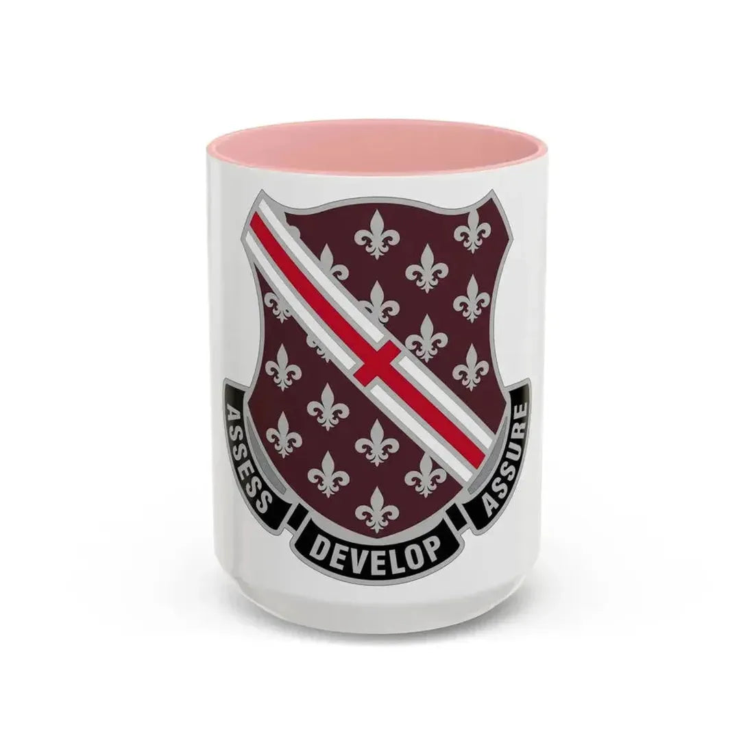 Dental Health Activity Fort Polk (U.S. Army) Accent Coffee Mug 15oz Pink - Go Mug Yourself