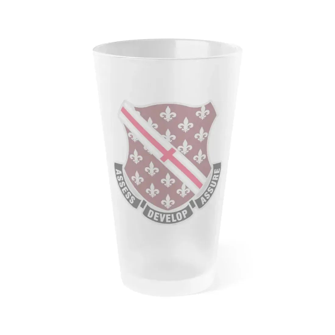 Dental Health Activity Fort Polk (U.S. Army) Frosted Pint Glass 16oz Default Title - Go Mug Yourself