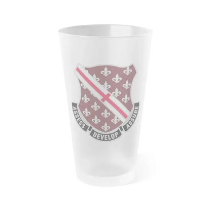 Dental Health Activity Fort Polk (U.S. Army) Frosted Pint Glass 16oz Default Title - Go Mug Yourself
