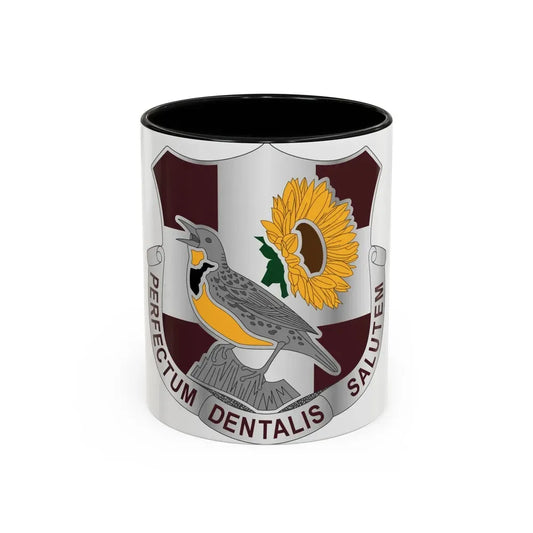 Dental Health Activity Fort Riley (U.S. Army) Accent Coffee Mug 11oz Black - Go Mug Yourself
