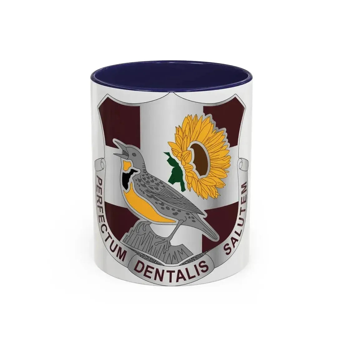 Dental Health Activity Fort Riley (U.S. Army) Accent Coffee Mug 11oz Navy - Go Mug Yourself