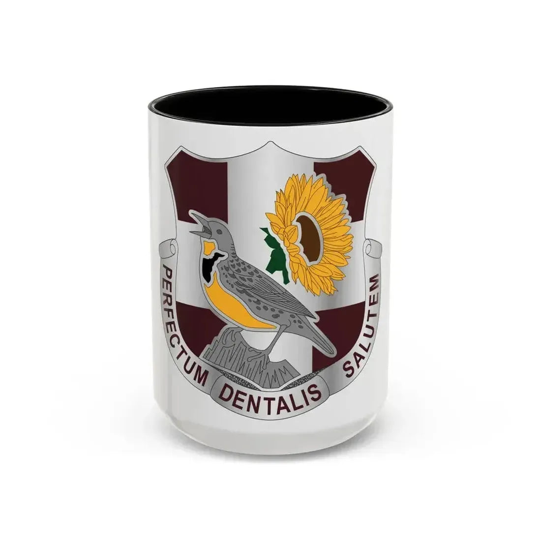 Dental Health Activity Fort Riley (U.S. Army) Accent Coffee Mug 15oz Black - Go Mug Yourself