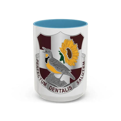 Dental Health Activity Fort Riley (U.S. Army) Accent Coffee Mug 15oz Light Blue - Go Mug Yourself
