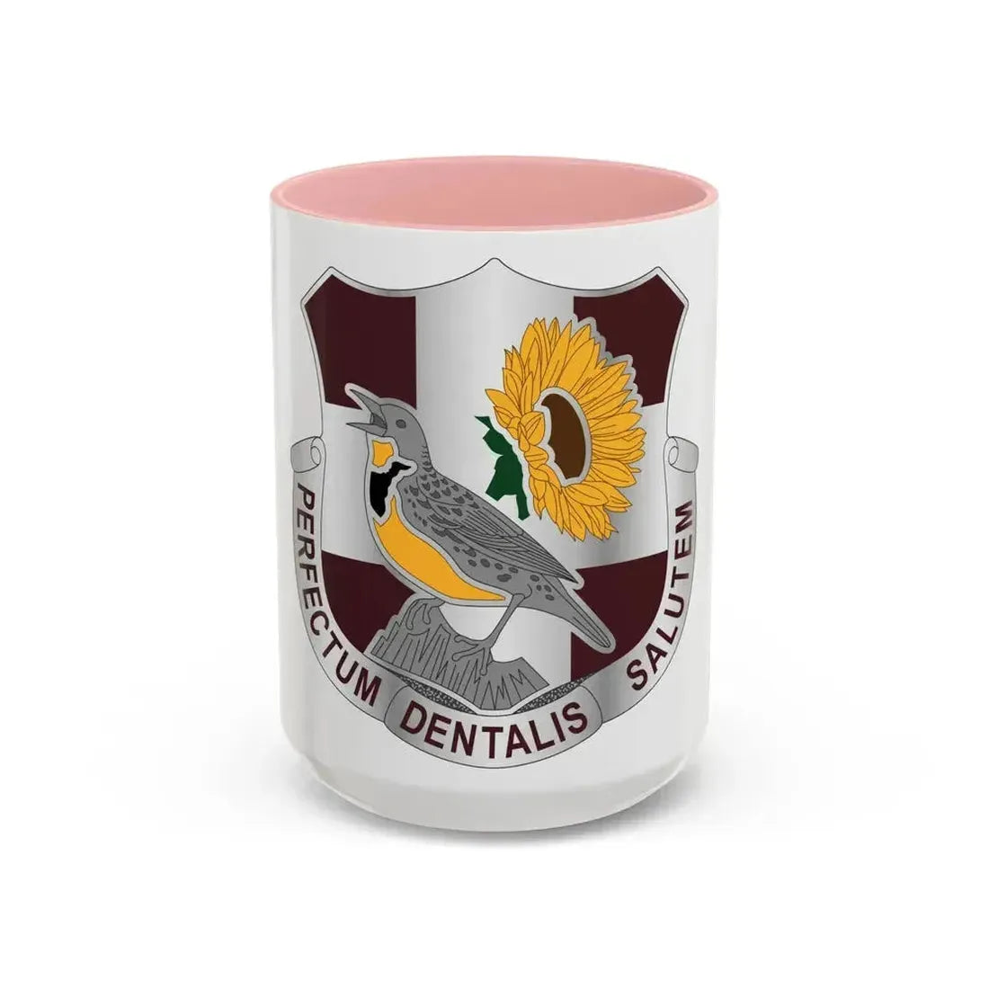 Dental Health Activity Fort Riley (U.S. Army) Accent Coffee Mug 15oz Pink - Go Mug Yourself