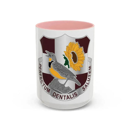Dental Health Activity Fort Riley (U.S. Army) Accent Coffee Mug 15oz Pink - Go Mug Yourself