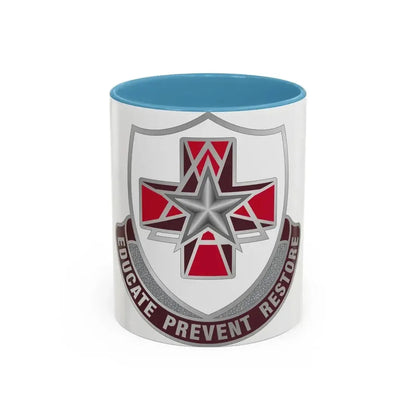 Dental Health Activity Fort Sam Houston (U.S. Army) Accent Coffee Mug 11oz Light Blue - Go Mug Yourself