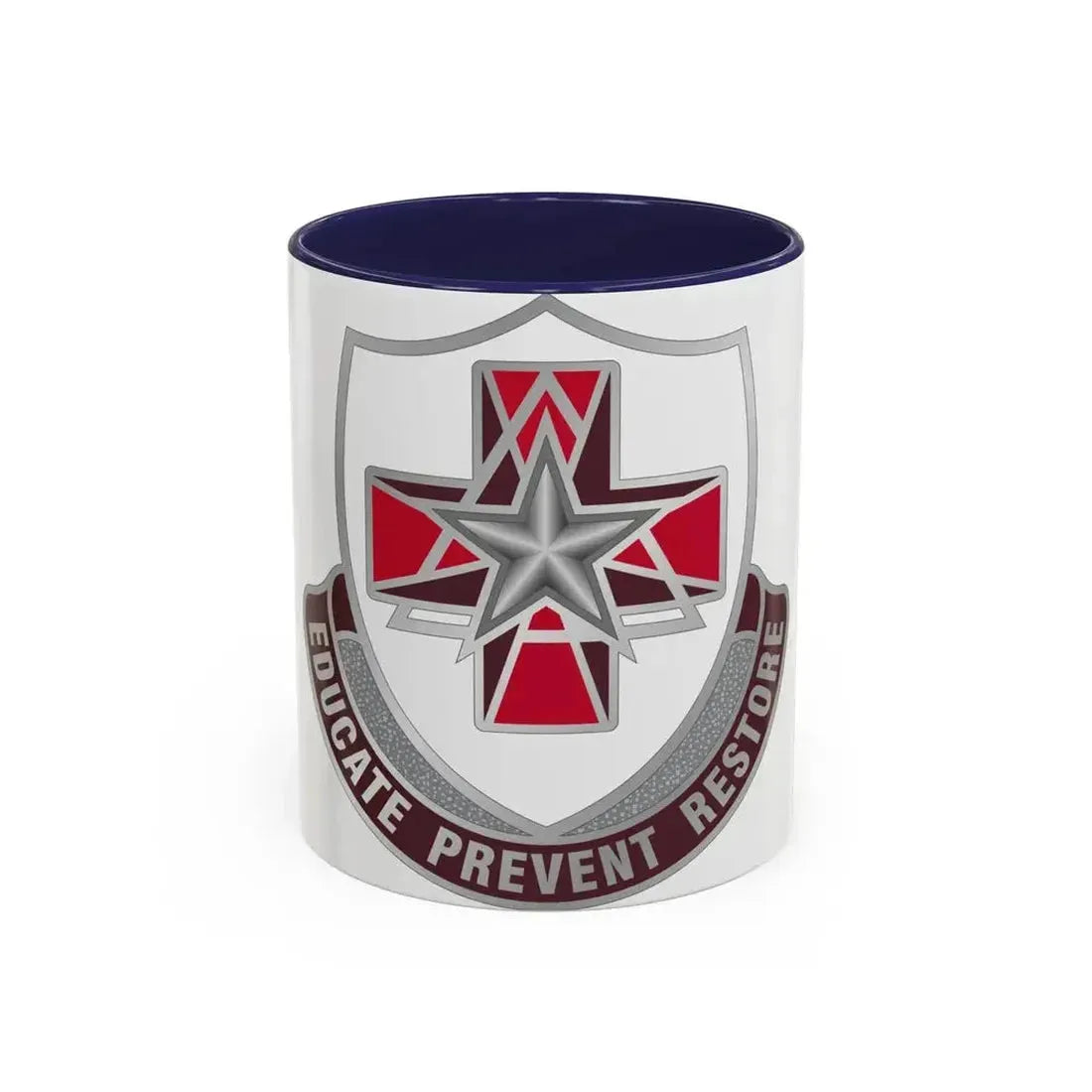 Dental Health Activity Fort Sam Houston (U.S. Army) Accent Coffee Mug 11oz Navy - Go Mug Yourself