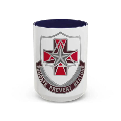 Dental Health Activity Fort Sam Houston (U.S. Army) Accent Coffee Mug 15oz Navy - Go Mug Yourself