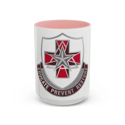 Dental Health Activity Fort Sam Houston (U.S. Army) Accent Coffee Mug 15oz Pink - Go Mug Yourself