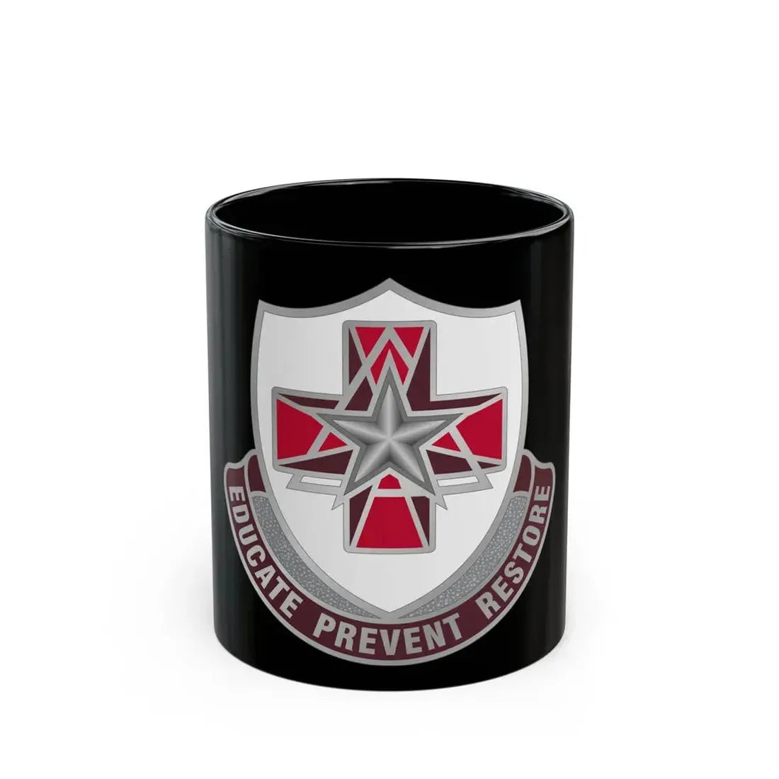 Dental Health Activity Fort Sam Houston (U.S. Army) Black Coffee Mug 11oz - Go Mug Yourself