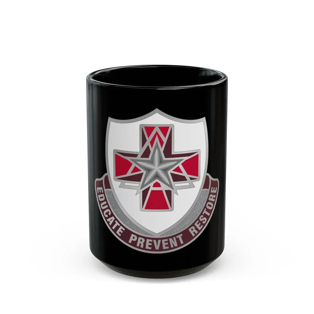 Dental Health Activity Fort Sam Houston (U.S. Army) Black Coffee Mug 15oz - Go Mug Yourself
