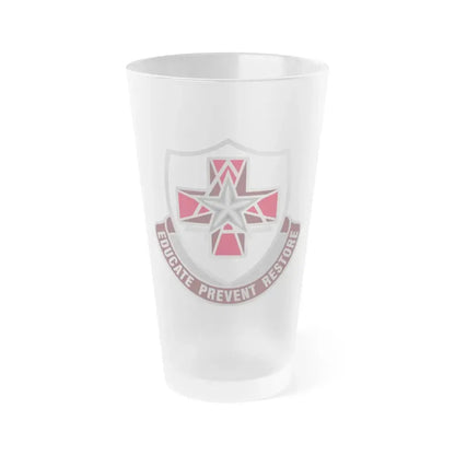 Dental Health Activity Fort Sam Houston (U.S. Army) Frosted Pint Glass 16oz Default Title - Go Mug Yourself