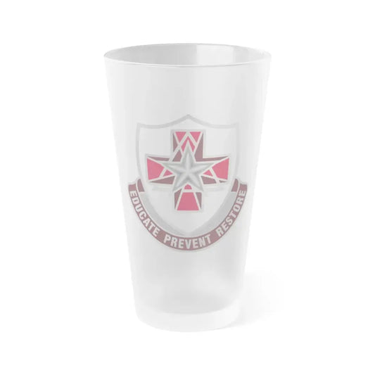 Dental Health Activity Fort Sam Houston (U.S. Army) Frosted Pint Glass 16oz Default Title - Go Mug Yourself