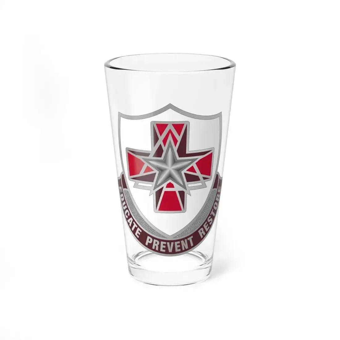 Dental Health Activity Fort Sam Houston (U.S. Army) Pint Glass 16oz 16oz - Go Mug Yourself