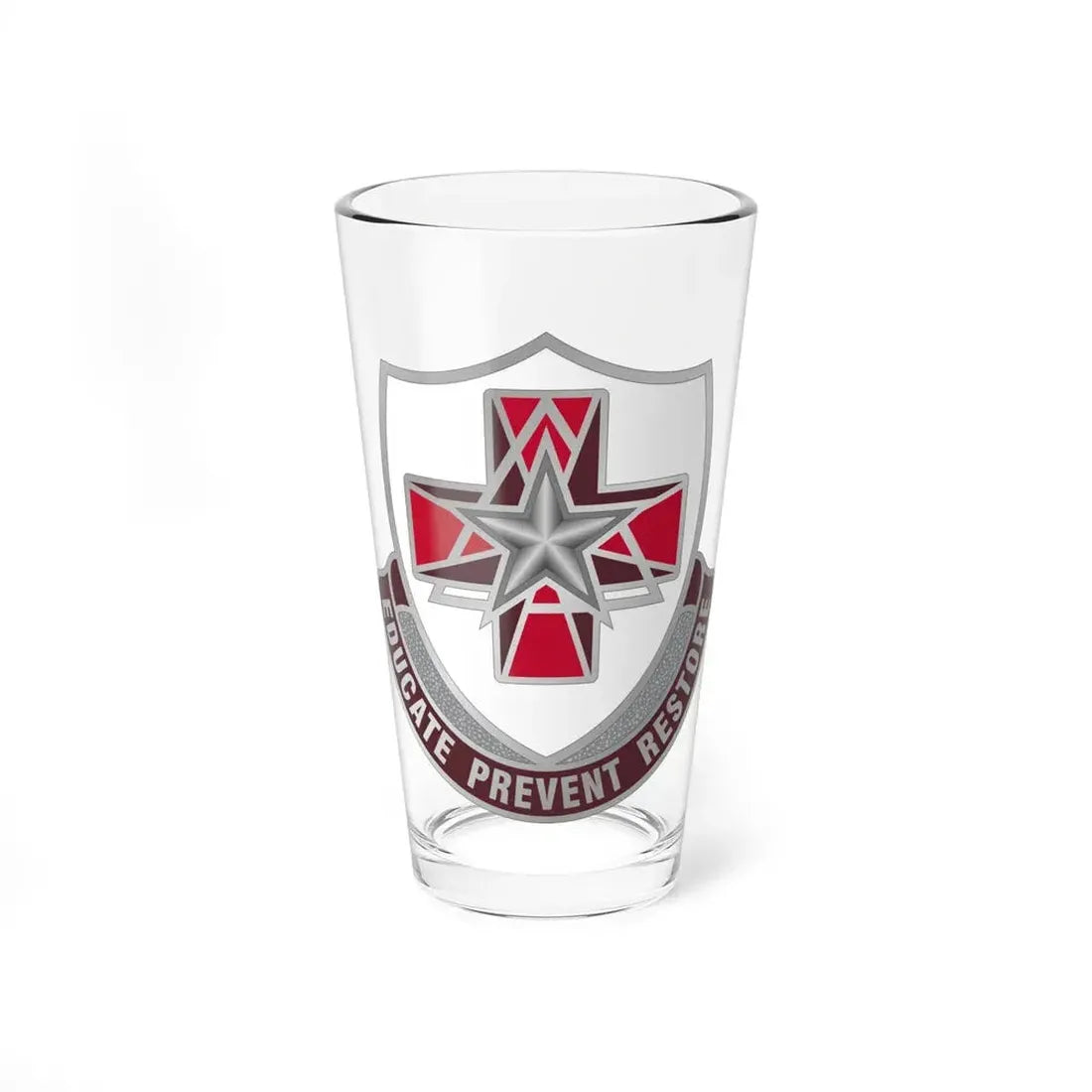 Dental Health Activity Fort Sam Houston (U.S. Army) Pint Glass 16oz 16oz - Go Mug Yourself