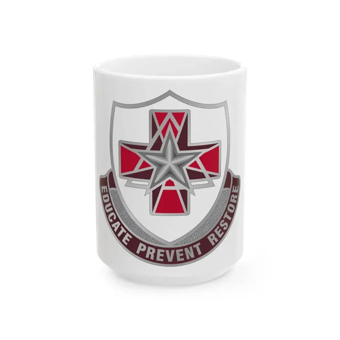 Dental Health Activity Fort Sam Houston (U.S. Army) White Coffee Mug 15oz - Go Mug Yourself