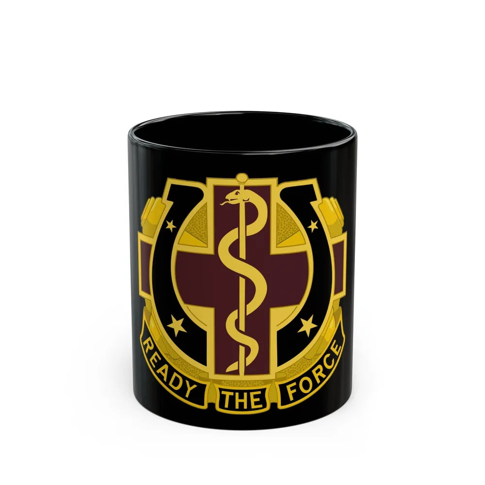 Dental Health Activity Fort Sill 2 (U.S. Army) Black Coffee Mug-11oz-Go Mug Yourself