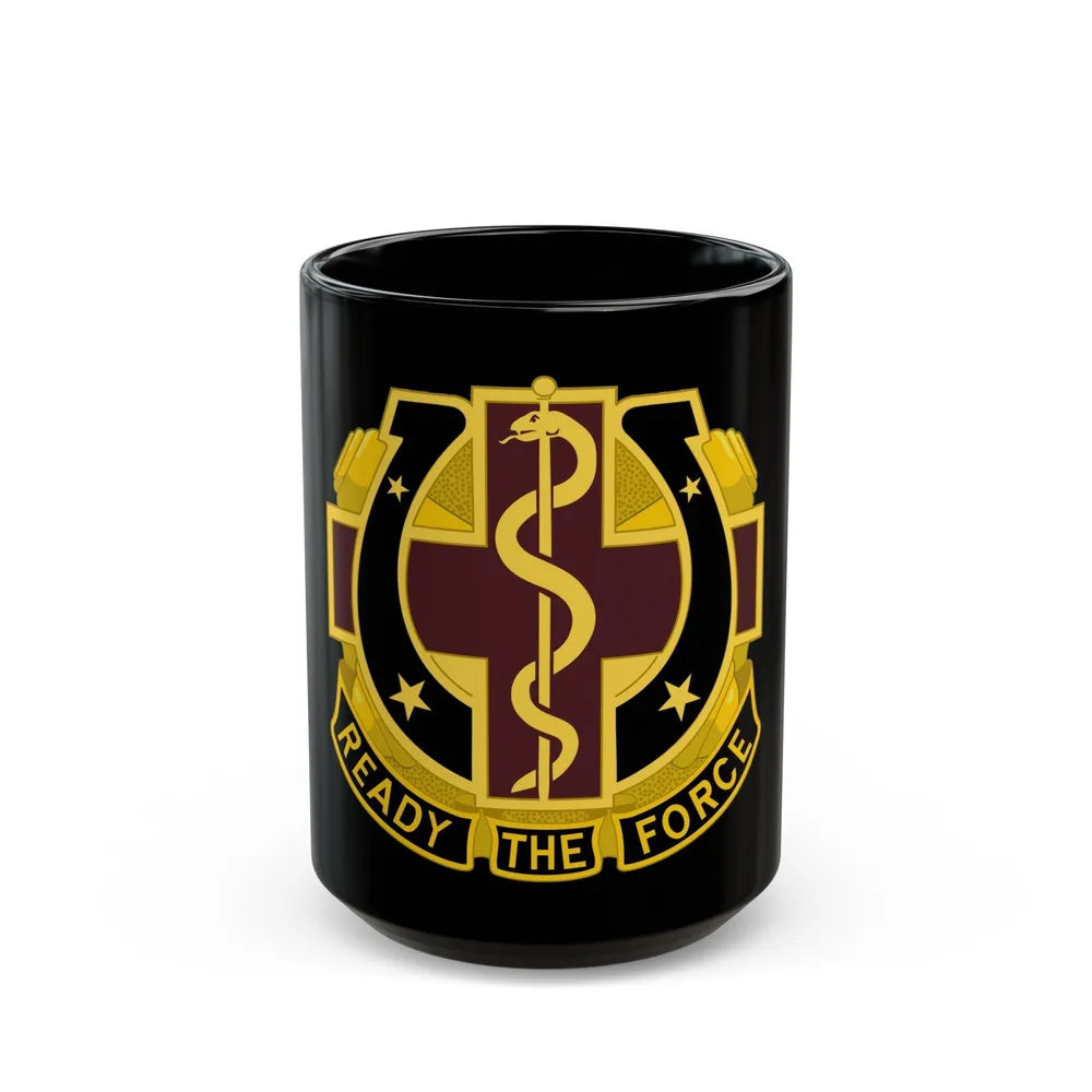 Dental Health Activity Fort Sill 2 (U.S. Army) Black Coffee Mug-15oz-Go Mug Yourself