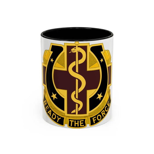 Dental Health Activity Fort Sill 2 (U.S. Army) Accent Coffee Mug 11oz Black - Go Mug Yourself